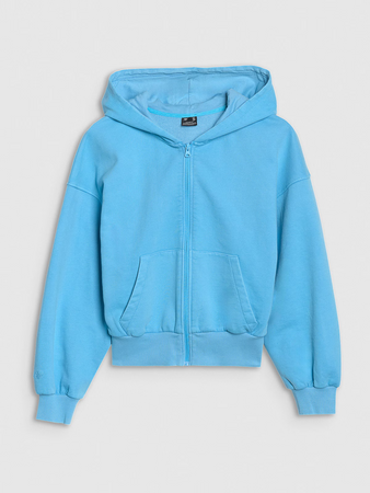 Bluza dresowa rozpinana z kapturem damska 4F 4FRSS25TSWSF2195-33S