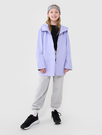 Kurtka przejściowa przeciwdeszczowa z gumową powłoką dziecięca 4F 4FJWSS25TJACU213-52S