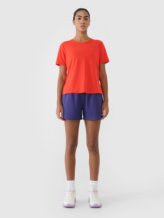 Koszulka damska treningowa oversize szybkoschnąca 4F 4FRSS25TFTSF1236-62S