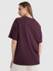 T-shirt oversize z nadrukiem damski  4F 4FRSS25TTSHF2791-50S