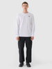 Longsleeve regular gładki męski 4F 4FWMM00TLONM432-10S