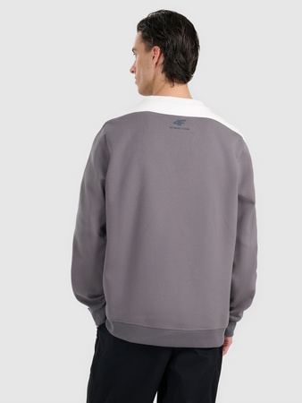 Bluza dresowa nierozpinana bez kaptura męska 4F 4FRAW25TSWSM2457-23S