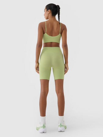 Legginsy kolarki bezszwowe treningowe damskie 4F 4FWSS25TFSTF014-42S