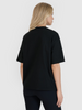 T-shirt oversize z nadrukiem damski 4F 4FRSS25TTSHF2692-20S