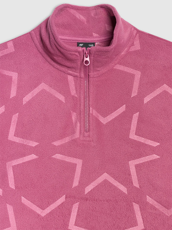 Polar oversize ze stójką dziewczęcy 4F 4FJWAW25TFLEF342-53A