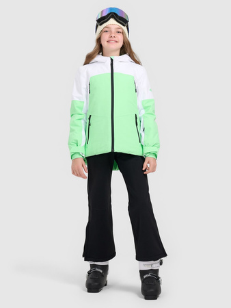 Kurtka narciarska membrana 8000 dziewczęca 4F 4FJRAW25TTJAF1037-42N