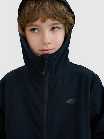 Kurtka chłopięca softshell wiatroodporna NeoDry 5000 4F4FJWSS25TSOFM306-20S