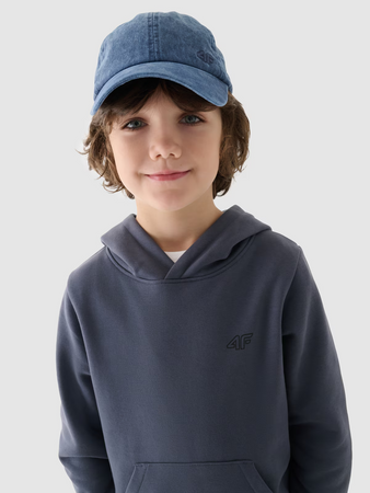 Bluza dresowa nierozpinana z kapturem chłopięca 4F Junior 4FJWMM00TSWSM1292-25S