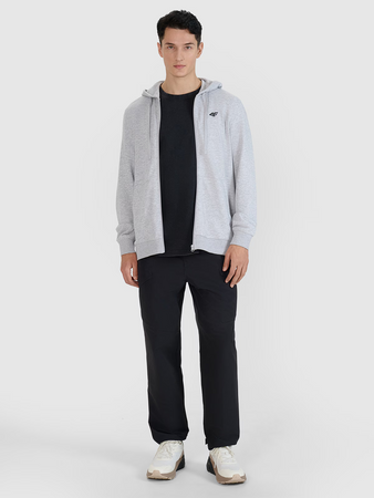 Bluza męska z kapturem rozpinana 4F 4FWMM00TSWSM1768-27M