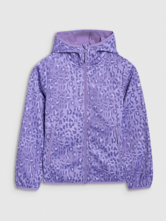 Kurtka softshell wiatroodporna membrana 5000 dziewczęca 4F 4FJRAW25TSOFF507-90A