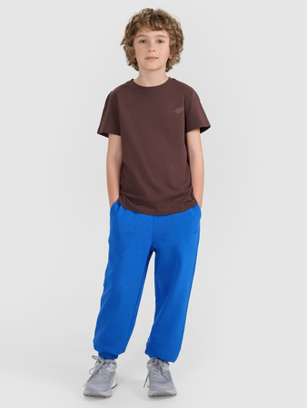 T-shirt regular gładki (ZESTAW 2 szt.) dziecięcy 4F 4FJRAW25TTSHU3157-90S