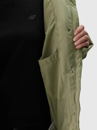 Płaszcz zimowy puchowy parka damska 4F 4FWAW24TDJAF476-43S