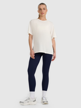 T-shirt oversize z modalem damski 4F 4FRAW25TTSHF3408-11S