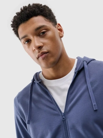 Bluza męska z kapturem rozpinana 4F 4FWMM00TSWSM1768-32S