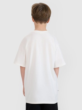 T-shirt oversize z nadrukiem chłopięcy 4F 4FJRSS25TTSHM2640-11S