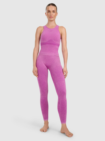 Top do jogi i pilatesu slim szybkoschnący damski 4F 4FWAW25TFSLF578-54A