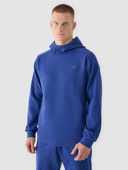 Bluza dresowa nierozpinana z kapturem męska 4F 4FRAW24TSWSM2050-31S