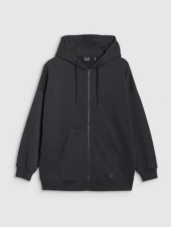 Bluza damska dresowa rozpinana z kapturem 4F 4FRSS25TSWSF2152-20S