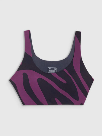 Biustonosz do jogi i pilatesu ze średnim wsparciem 4F 4FWSS25USBAF165-50A