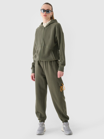 Bluza dresowa rozpinana z kapturem damska 4F 4FRAW24TSWSF2055-43S