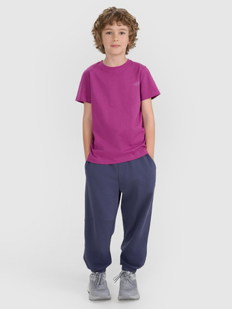 T-shirt regular gładki (ZESTAW 2 szt.) dziecięcy 4F 4FJRAW25TTSHU3157-92S