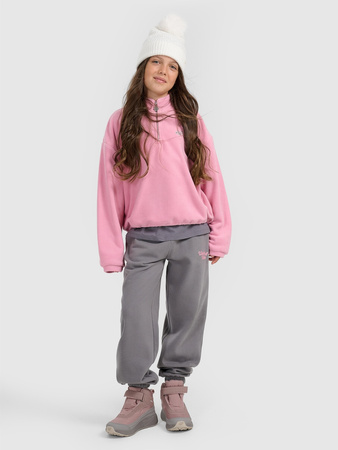 Polar oversize 4FWarm ze stójką dziewczęcy 4F 4FJRAW25TFLEF441-54S