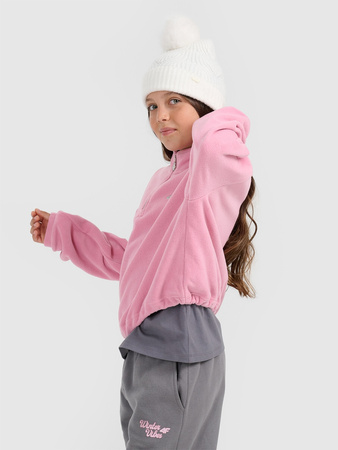 Polar oversize 4FWarm ze stójką dziewczęcy 4F 4FJRAW25TFLEF441-54S