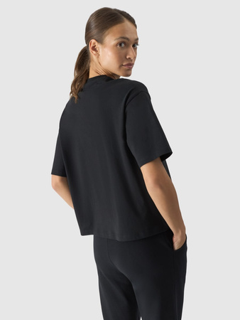 T-shirt oversize z nadrukiem damski 4F 4FRSS24TTSHF2089-20S
