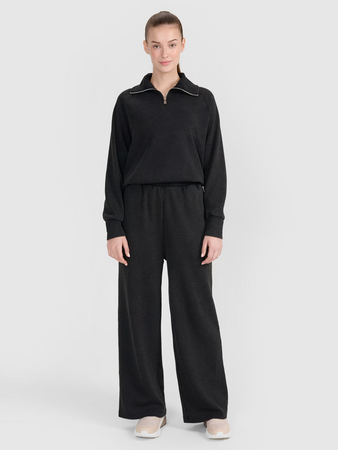 Spodnie oversize z szerokimi nogawkami damskie 4F 4FRSS25TTROF1396-20S