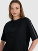 T-shirt oversize z nadrukiem damski  4F 4FRSS25TTSHF2791-20S