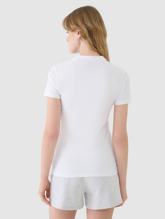 Koszulka polo slim damska 4F 4FWMM00TPTSF365-10S