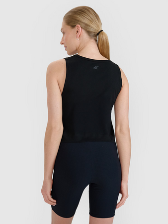 Top regular z nadrukiem damski 4F 4FWSS25TSLEF118-20S