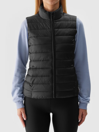 Bezrękawnik puchowy z wypełnieniem z recyklingu damski 4F 4FRSS24TVJAF101-20S