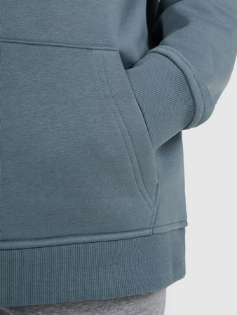 Bluza dresowa nierozpinana z kapturem chłopięca 4F 4FJRAW25TSWSM2414-46S