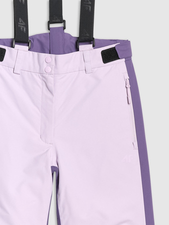 Spodnie narciarskie membrana 8000 dziewczęce 4F 4FJRAW25TFTRF1243-50S