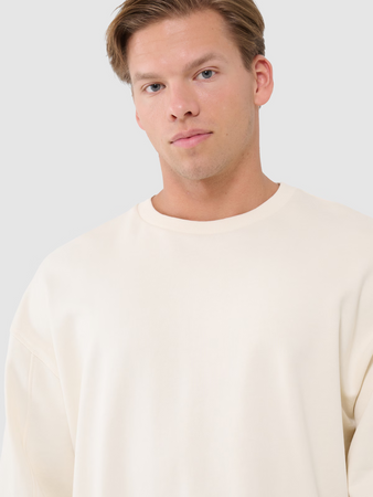 Bluza męska dresowa oversize nierozpinana bez kaptura 4F 4FWSS25TSWSM1536-80S-12S