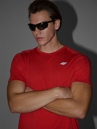 Koszulka trekkingowa z wełną merino męska 4F 4FWAW25TFTSM1526-62S