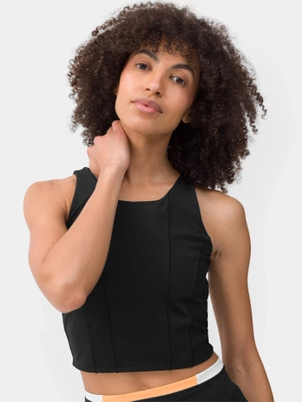 T-shirt crop-top treningowy damski 4F