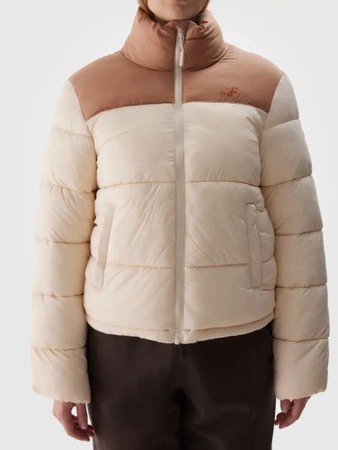 Kurtka damska zimowa puchowa 4F 4FWAW24TDJAF469-83S