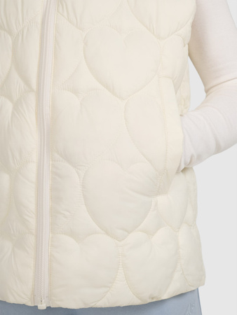 Bezrękawnik puchowy z wypełnieniem syntetycznym dziewczęcy 4F 4FJRAW25TVJAF323-11S