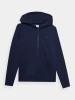 Bluza z kapturem na zamek damska 4F 4FWSS24TSWSF0956-31S Granatowy