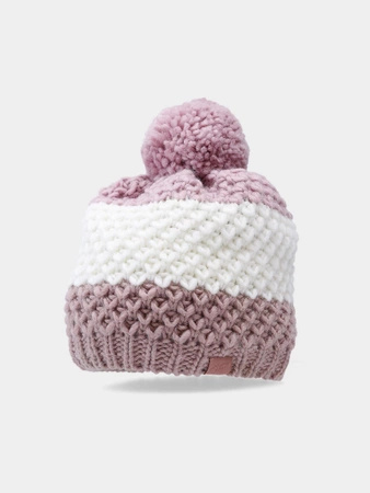 Czapka zimowa z dodatkiem wełny dziewczęca 4F Junior