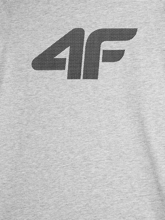 T-shirt regular z nadrukiem męski 4F