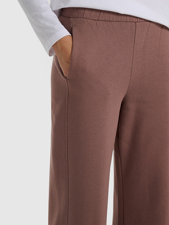 Spodnie dresowe z szerokimi nogawkami damskie 4F 4FRAW25TTROF1614-82S