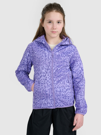 Kurtka softshell wiatroodporna membrana 5000 dziewczęca 4F 4FJRAW25TSOFF507-90A
