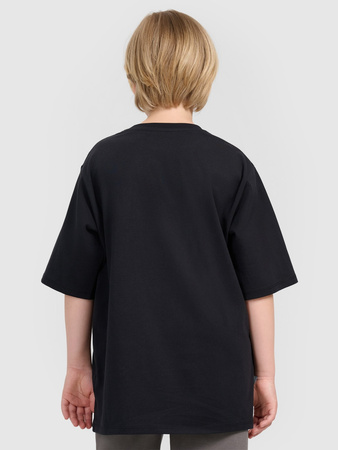 T-shirt oversize z nadrukiem chłopięcy 4F 4FJRAW25TTSHM3062-20S