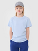 T-shirt oversize gładki chłopięcy 4F 4FJWSS25TTSHM2324-33S
