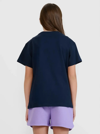 T-shirt gładki dziewczęcy 4F 4FJWMM00TTSHF2332-31S