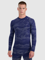 Bielizna termoaktywna bezszwowa (góra) męska 4F 4FWAW25USEAM227-32A