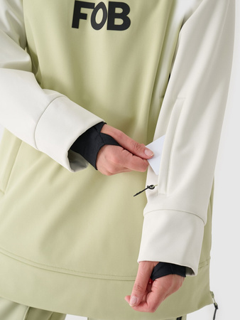 Bluza snowboardowa z softshellu membrana 5000 damska 4F 4FWAW24TSOFF289-44S